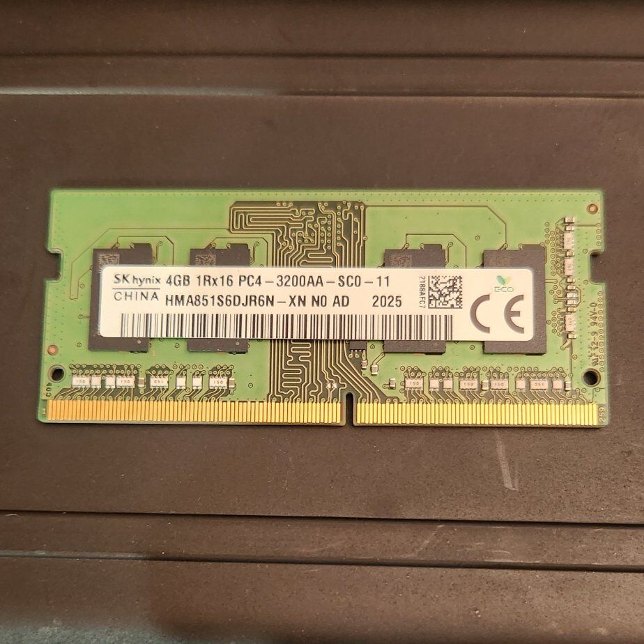 SK Hynix (4GB) 1Rx16 (PC4-3200AA) Laptop RAM Memor