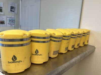 Soiltech Wireless Soil Sensor - Yellow, Used - Set of 8