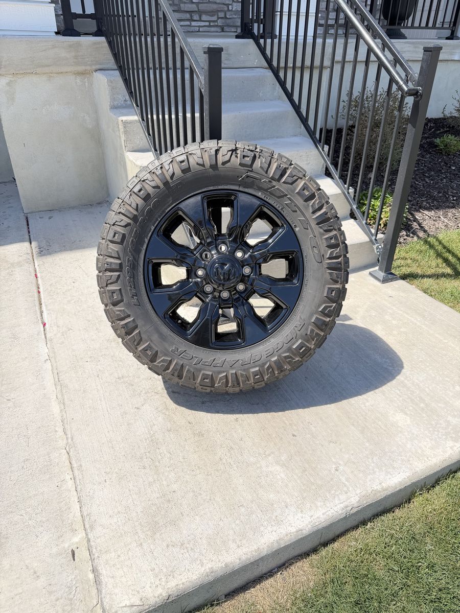 Dodge Ram 3500 Limited Rims and Tires 295/65R20