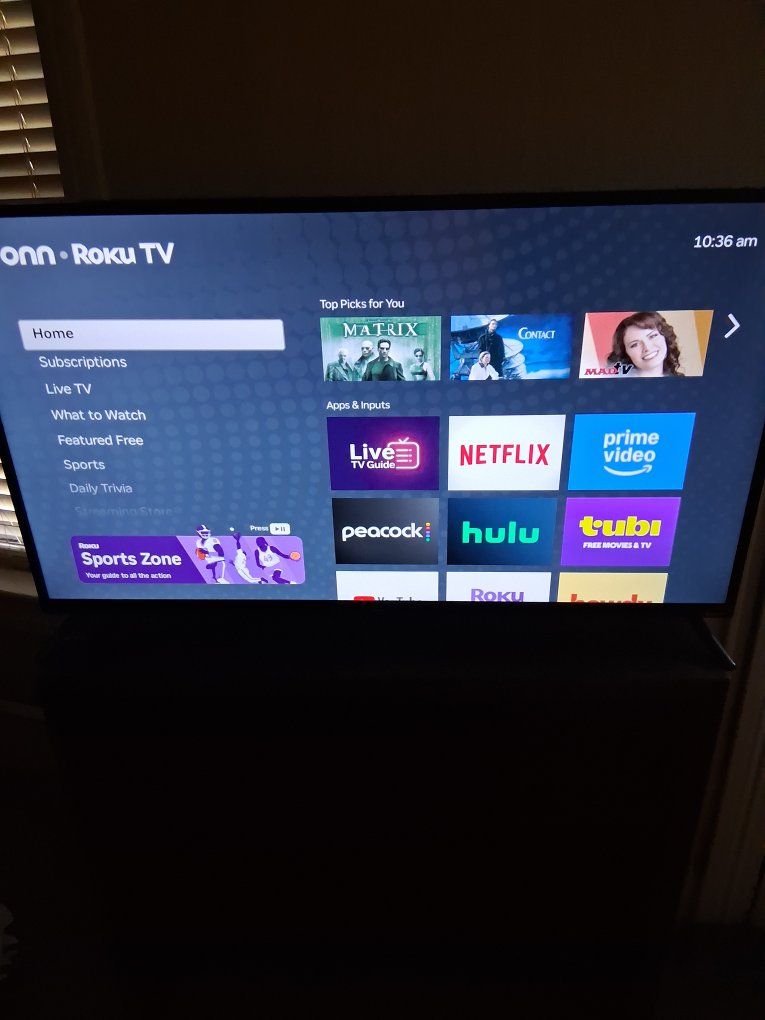 Onn. Roku TV Smart TV - Stream your favorite shows!