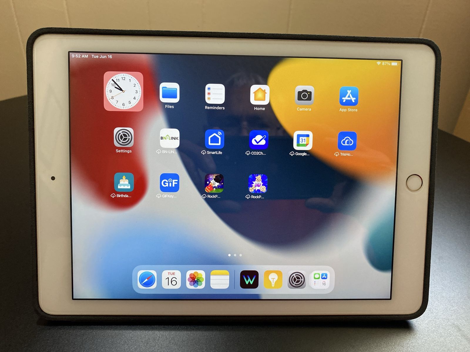 Apple iPad Air 2 64GB Wi-Fi Space Gray 10.2-inch Retina Display with Case
