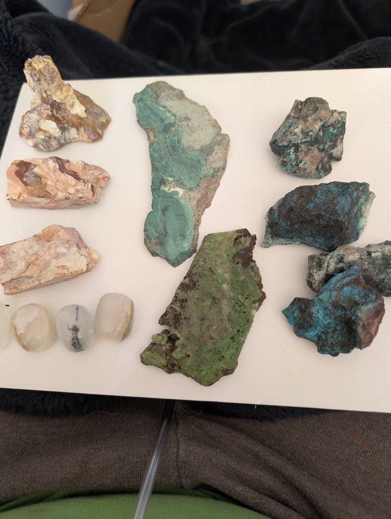 Assorted Raw & Polished Gemstones - Natural Mineral Collection