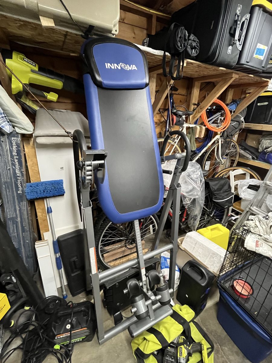 Innova Fitness Inversion Table - Blue and Black