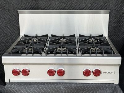 WOLF 36” gas cooktop range top- PROPANE