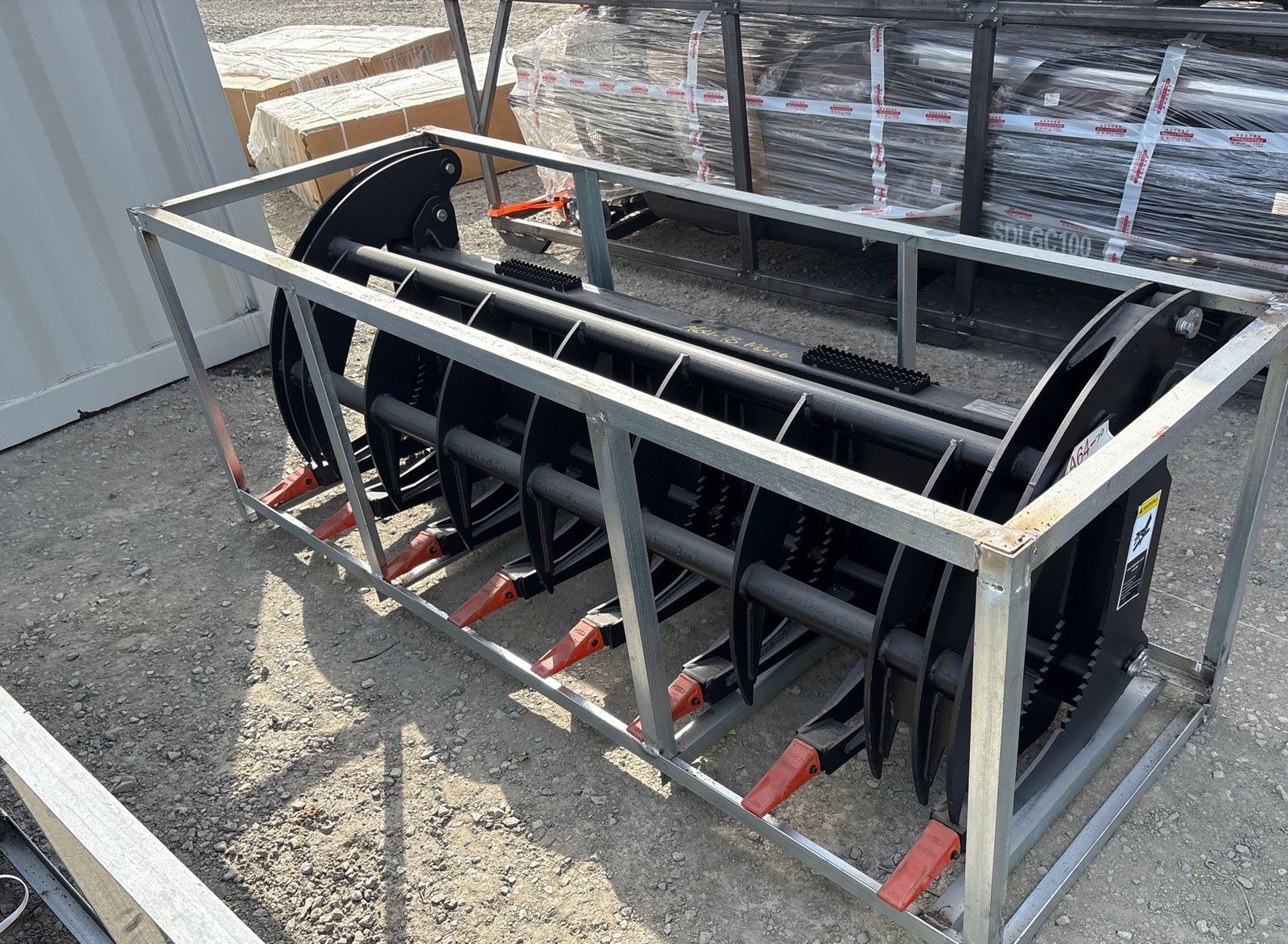 72 INCH ROOT RAKE WITH GRAPPLE