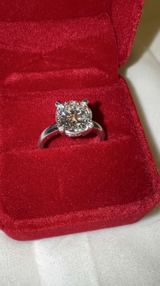 Trade: 3.4ct Lab-Grown Diamond Solitaire Ring Size 7