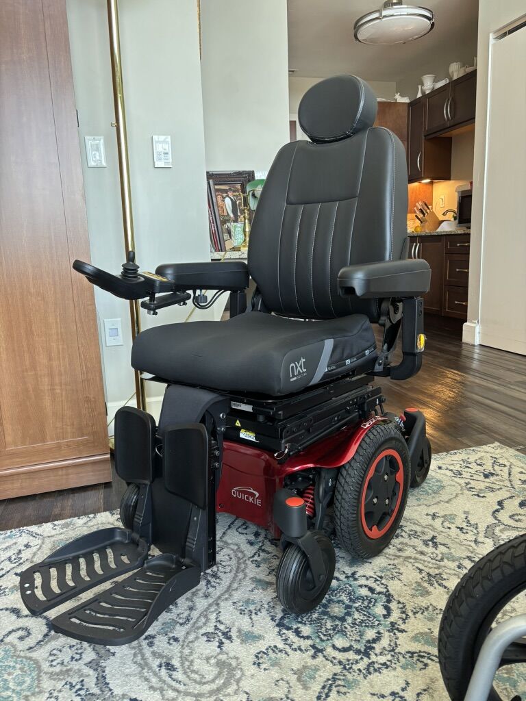 Electric Power Wheelchair With Tilt In Space