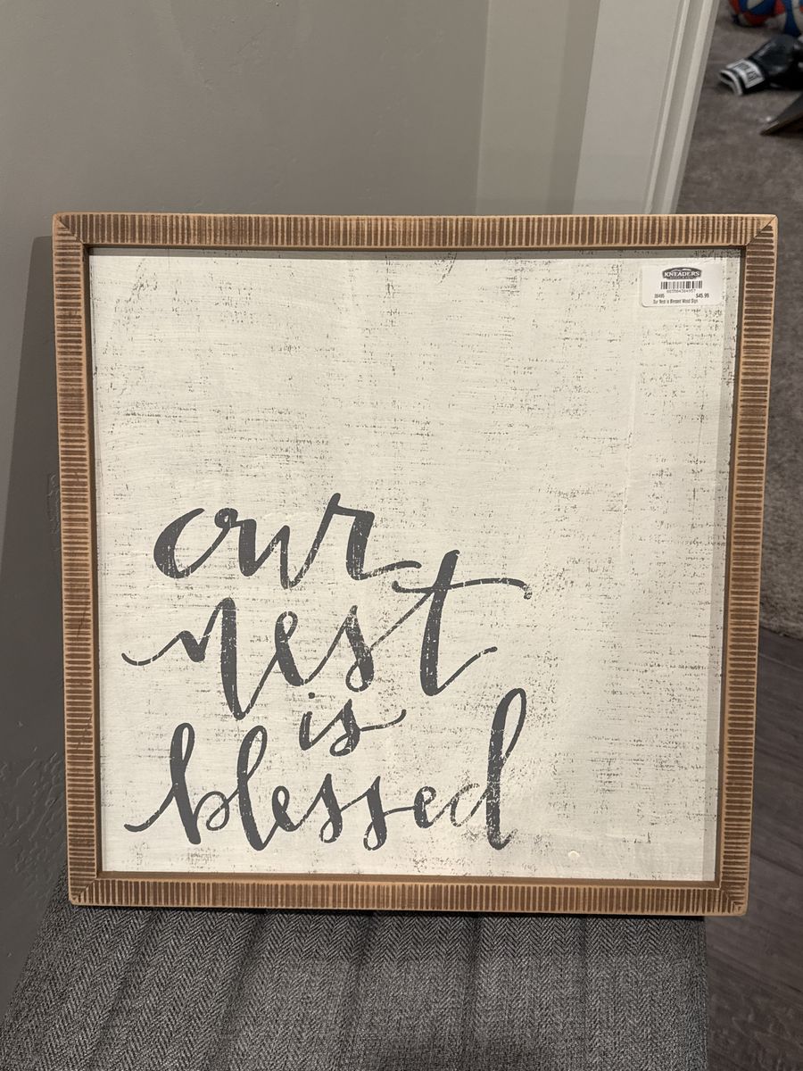 Our Nest is Blessed (new sign) 18x18