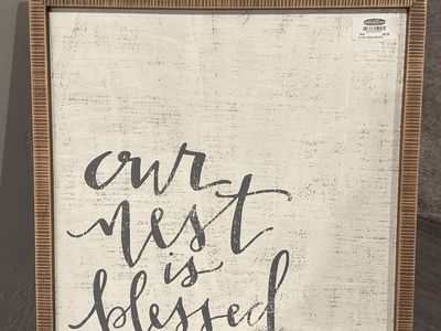 Our Nest is Blessed (new sign) 18x18