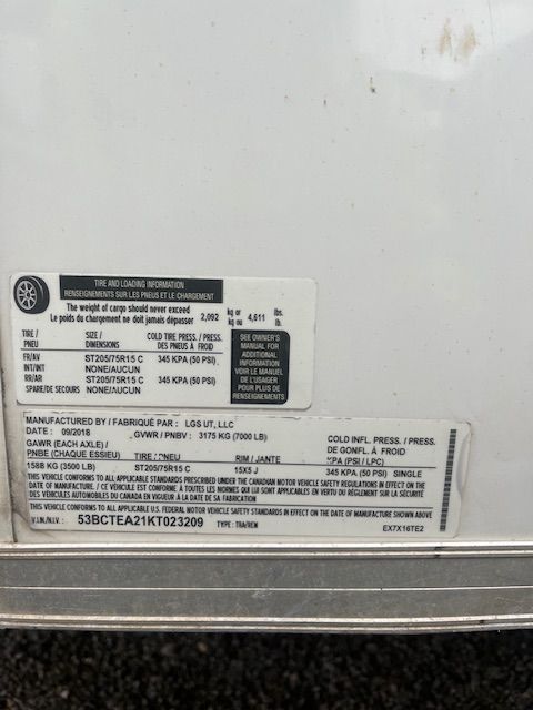 Cargo Express EX Series 7' x 16' Enclosed Trailer