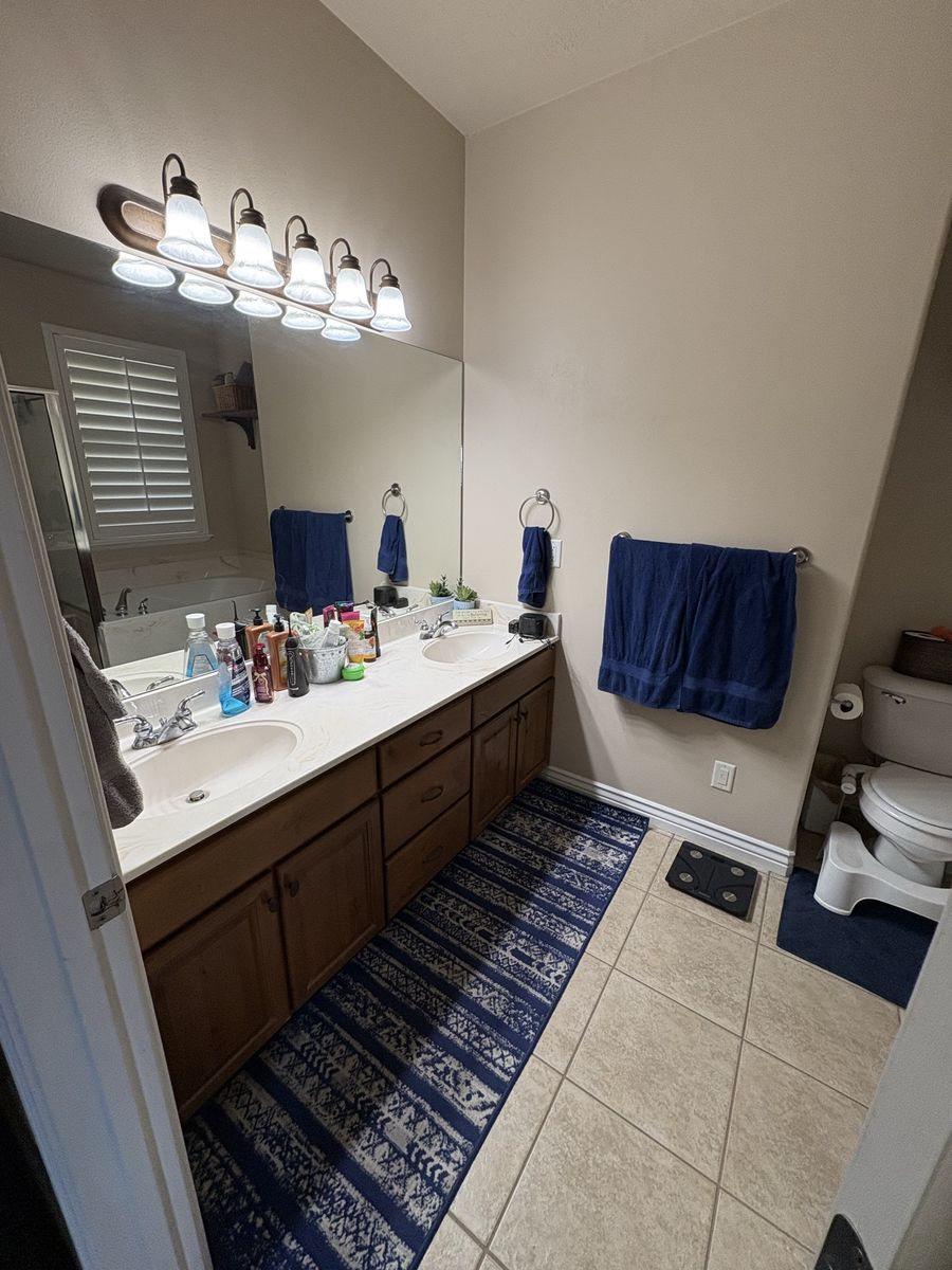 72” vanity