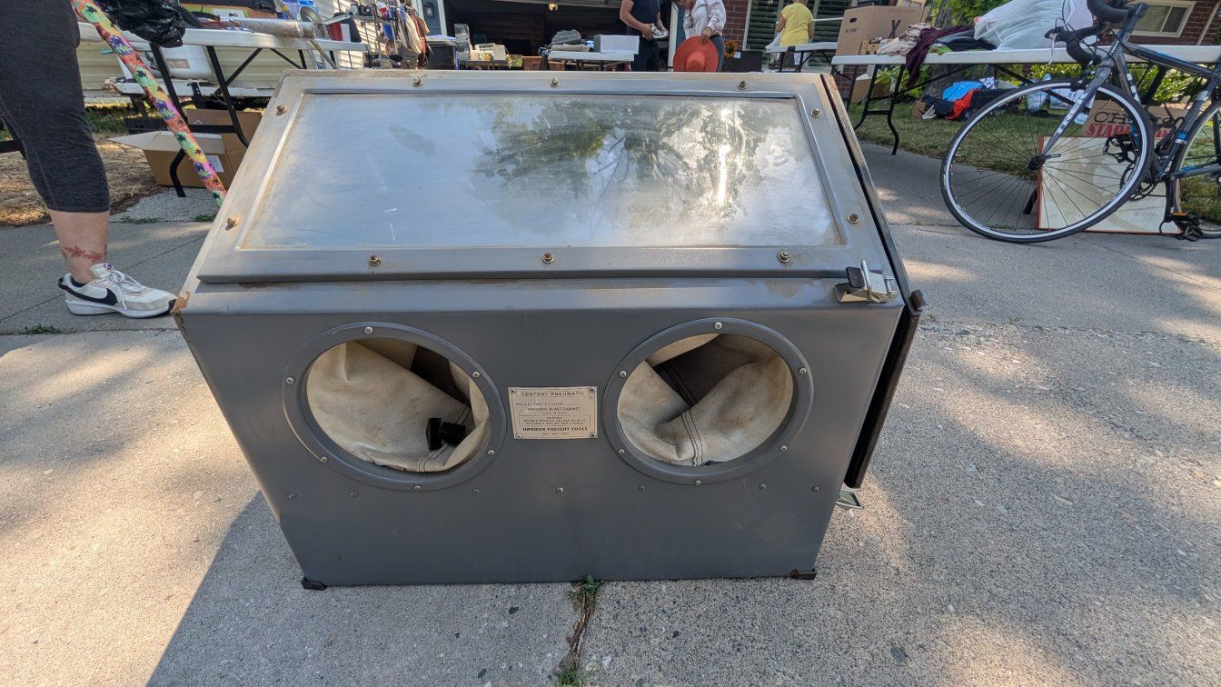 blasting cabinet $100 off!