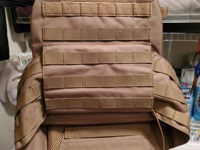 New Lancer Lightweight air soft Tactical Plate Carrier Vest - Tan