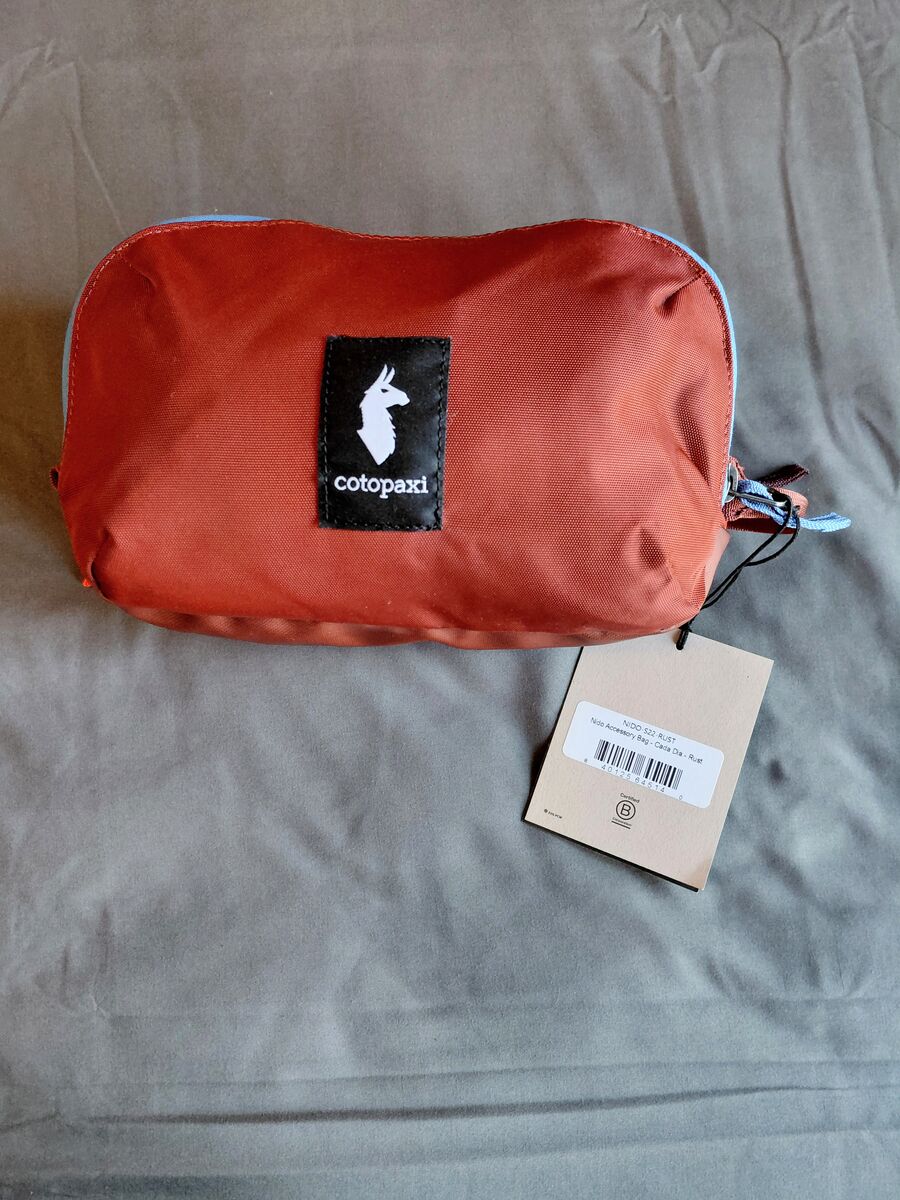 Cotopaxi Nido Accessory Bag - Dopp Kit - Rust