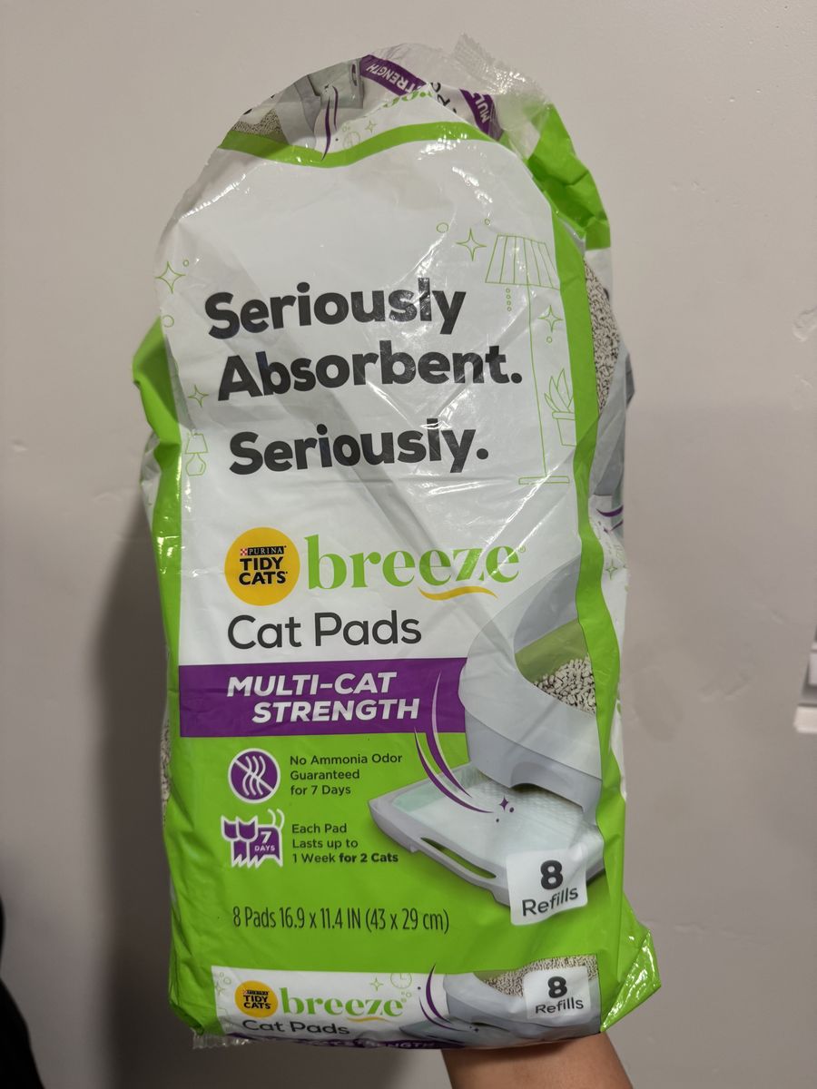 breeze cat litter pads