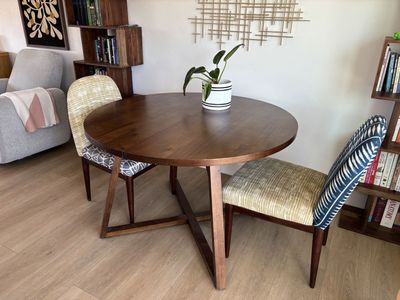 Solid Wood Round Dining Table