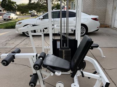 Life Fitness Strength Fit Series Leg Extension & Prone Leg Curl Machine - Commercial Grade