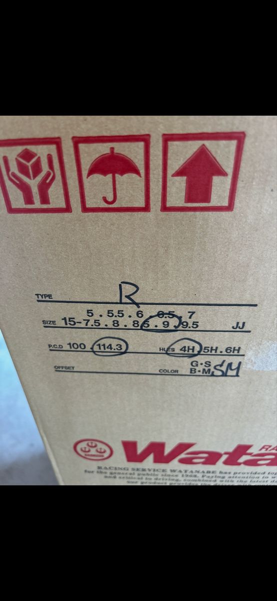 Watanabe Aluminum R wheel