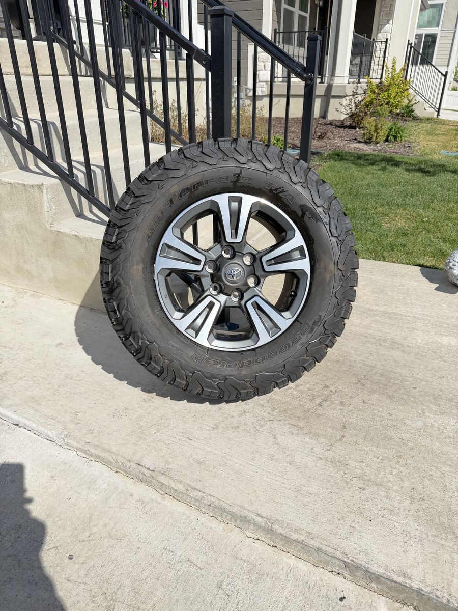 Toyota Tacoma 4Runner Rims and Tires 265/70R17 Bfg