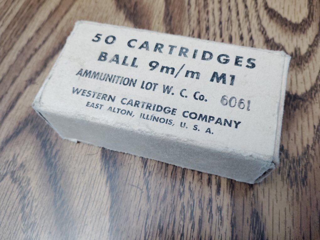 9mm military empty box