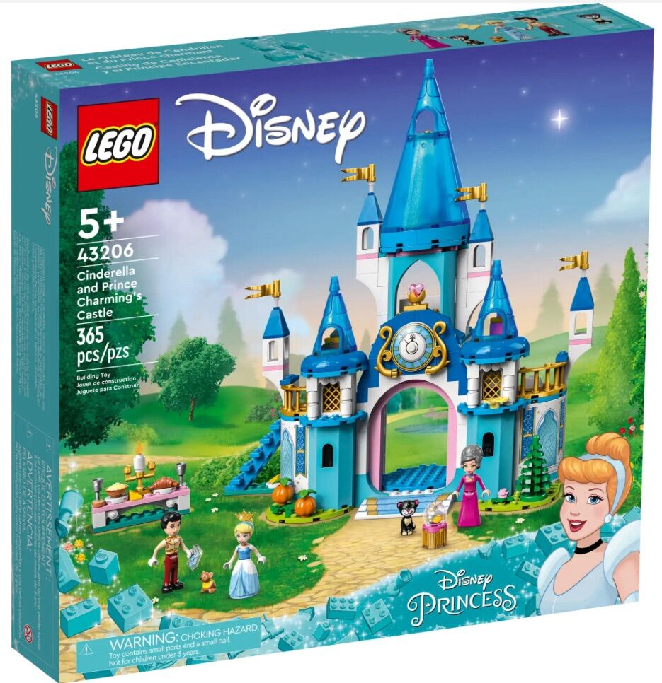 LEGO Cinderella and Prince Charming's Castle 43206