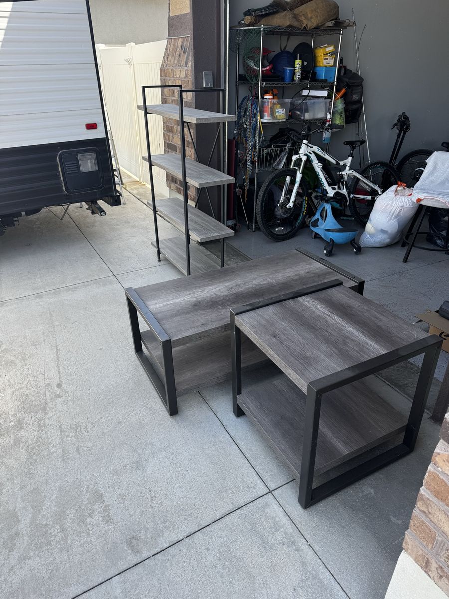 Matching tables & shelf