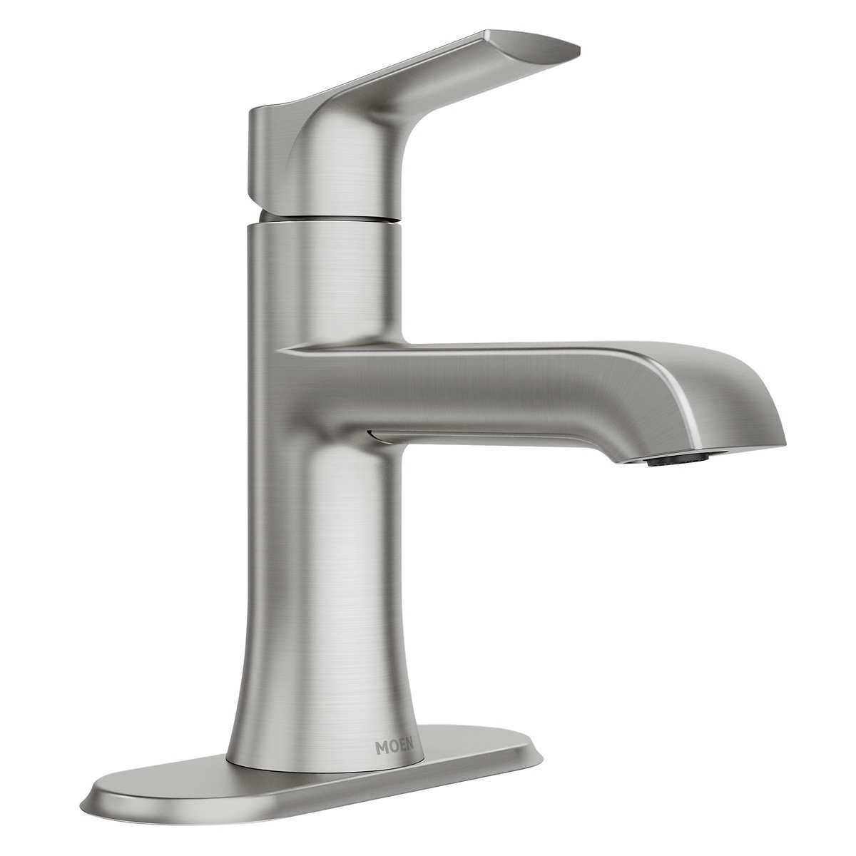 Moen Liso Bathroom Sink Faucet in Brushed Nickel 1617624 #88599