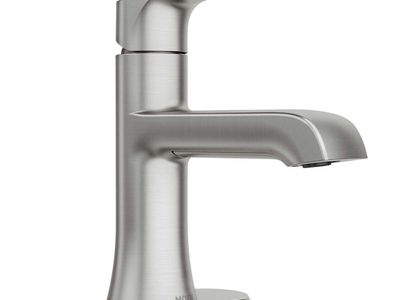 Moen Liso Bathroom Sink Faucet in Brushed Nickel 1617624 #88599