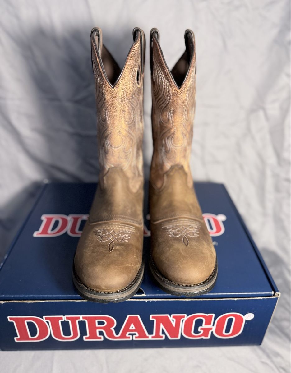 Durango Rebel Round Toe Cowboy Boots  Mens 10D