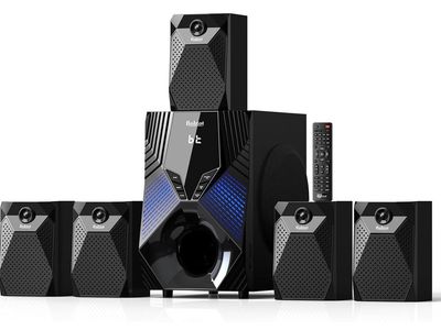 Bobtot Home Theater System, 1000 Watts Peak Power Surround Sound Systems 5 Wired Satellite Audio Speakers