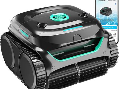 NEW Cordless Robotic Pool Cleaner, Dual Filtration, Wall Climbing & Waterline Cleaning, App Scheduling, Smart Navigation
