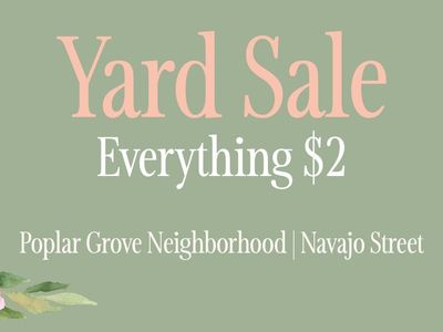 Salt Lake $2 Yard Sale