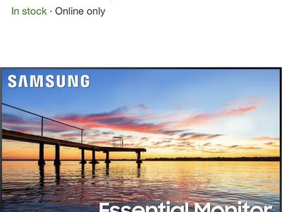 The Samsung 32" S3 flat screen monitor offers a 100Hz FHD panel, built-in speakers