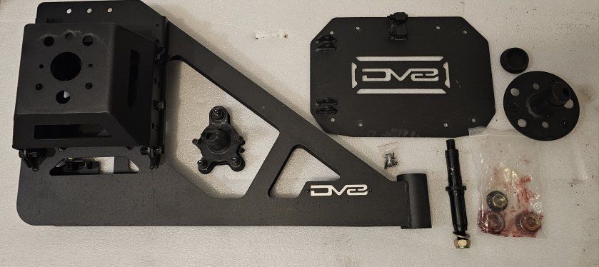 DV8 MTO Spare Tire Swing Jeep JL