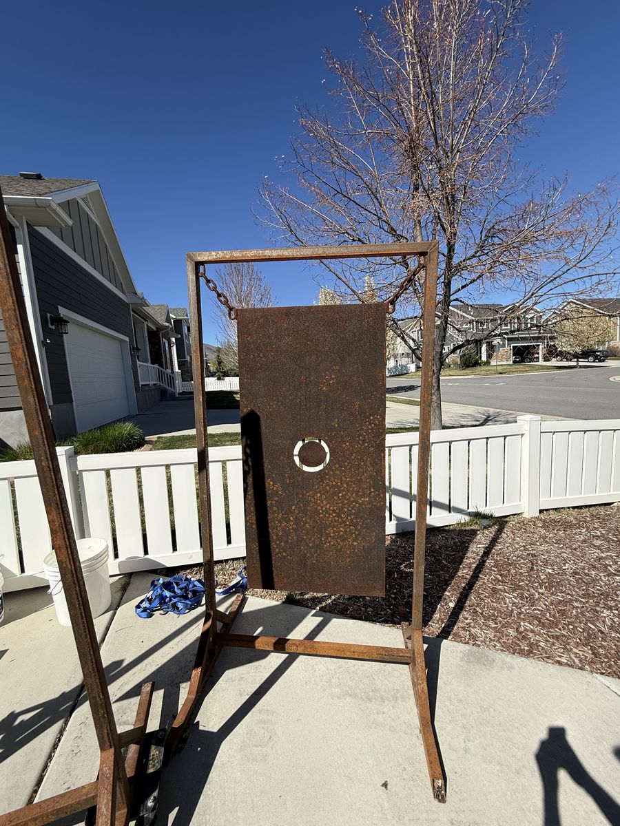 Heavy Steel Training Targets With Stands