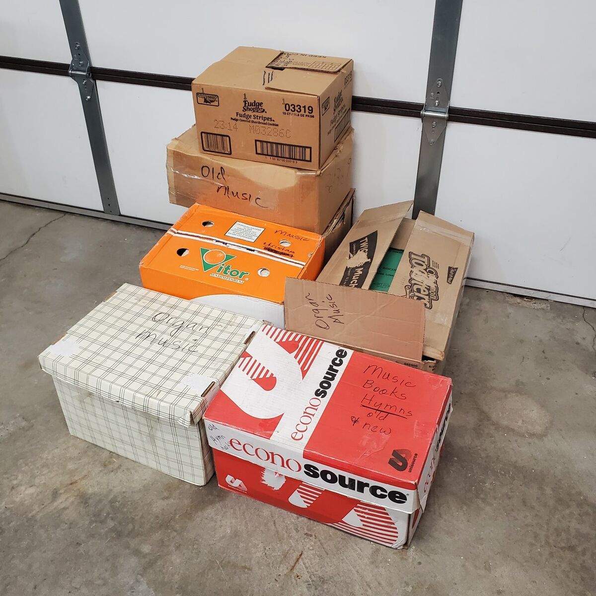 7 Boxes of Old, Rare Sheet Music