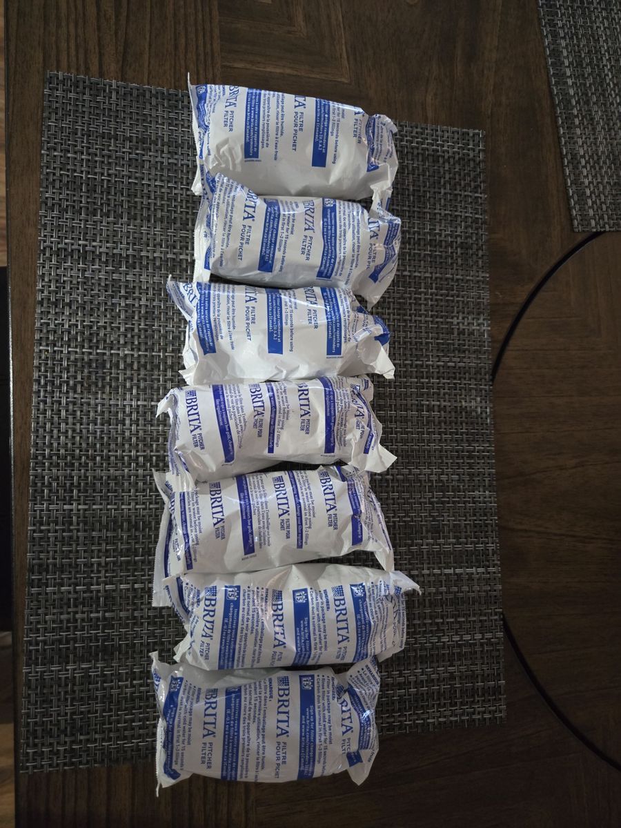 7 (seven) Brita water pitcher filters