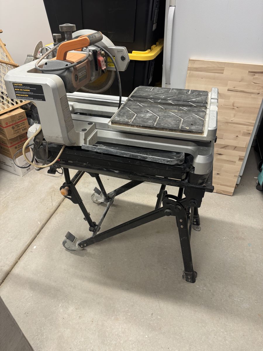 Ridgid Wet Tile Saw