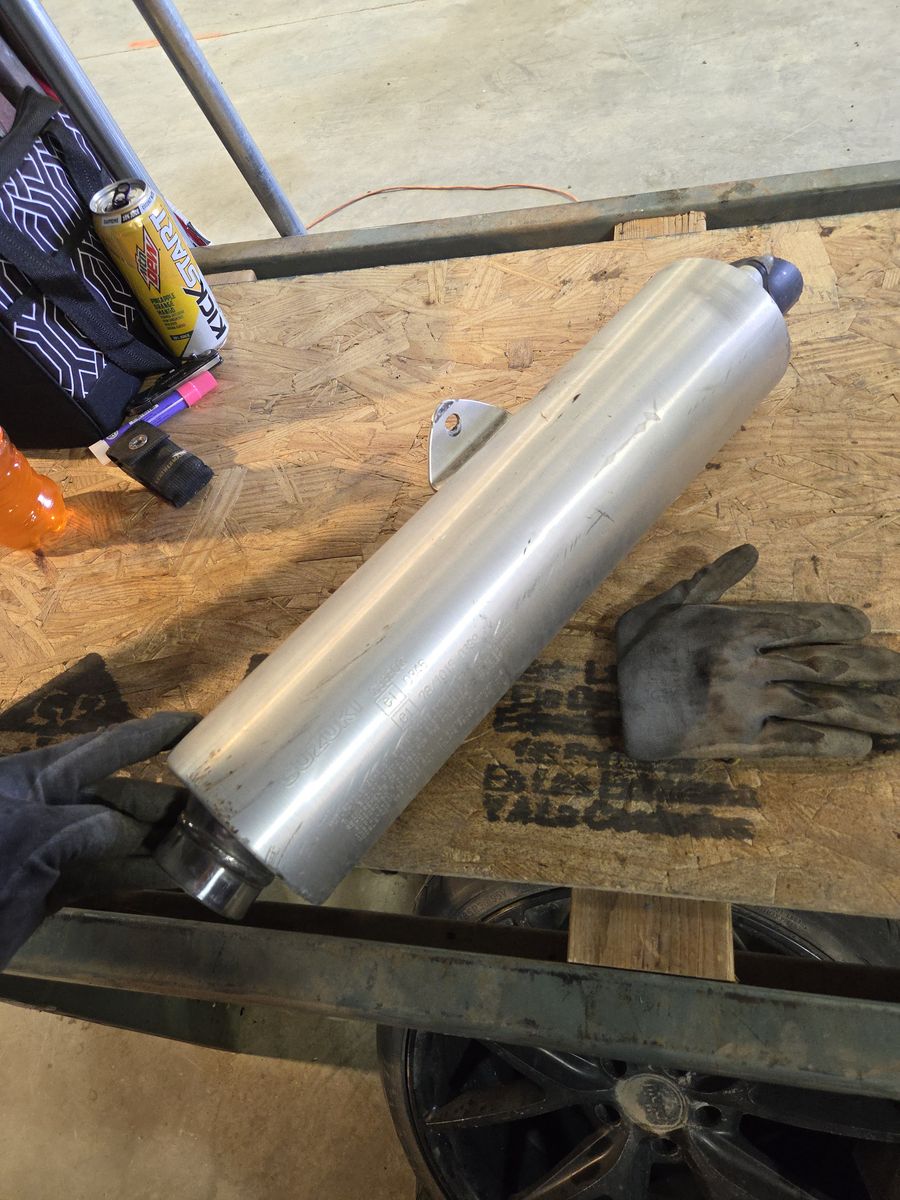 Suzuki motorcycle muffler