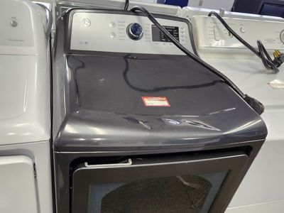 Used GE Dryer - Black Stainless Steel, Top Load, Good Condition