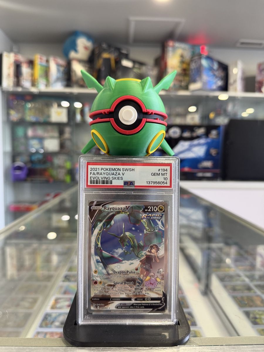 Pokemon 2021 Rayquaza V 194/203 Alt Art Evolving Skies GEM MINT PSA 10