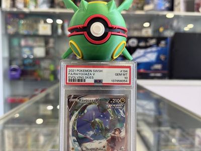 Pokemon 2021 Rayquaza V 194/203 Alt Art Evolving Skies GEM MINT PSA 10