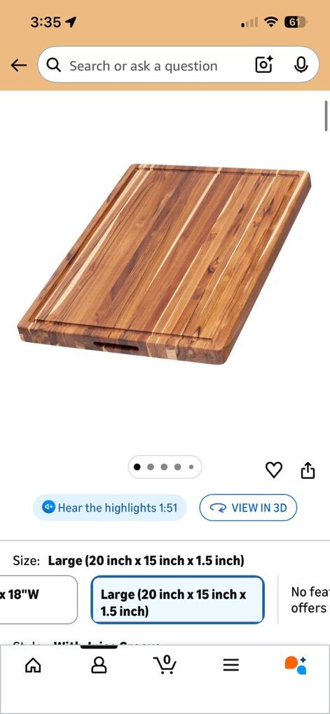 Teakhaus Cutting Board