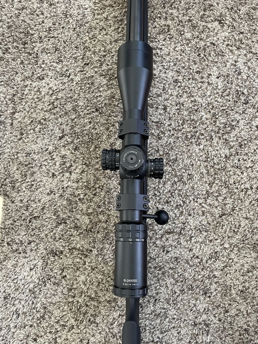 Blackhound Rifle Scope 6-24x50 Matte Black