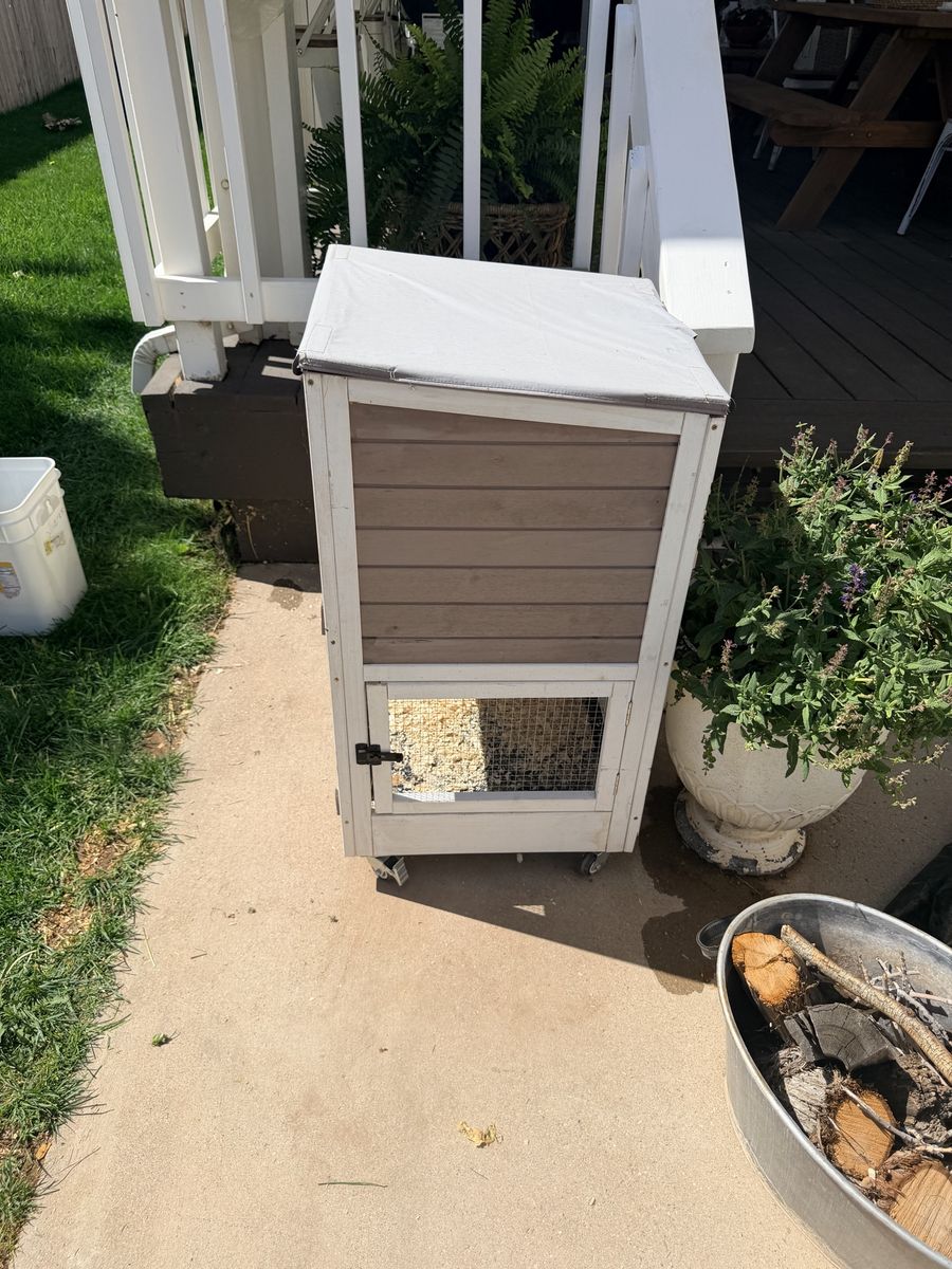 Rabbit hutch and accessories