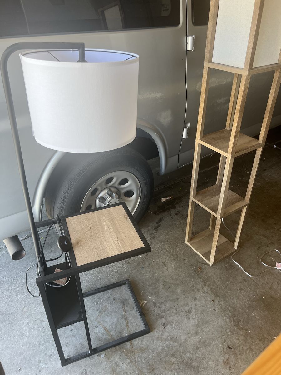 Lamp end table