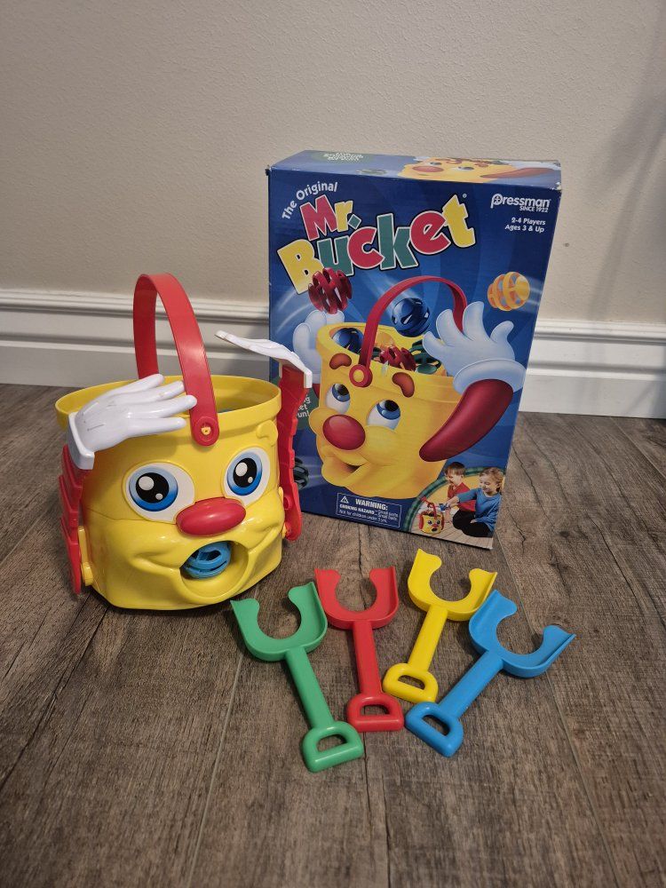 Mr. Bucket game, fun preschool game! rare!