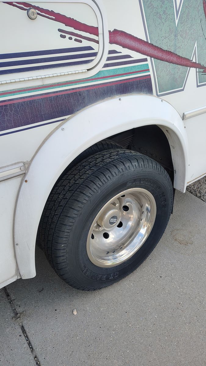 Minnie Winnie rear wheel lip/fender white used