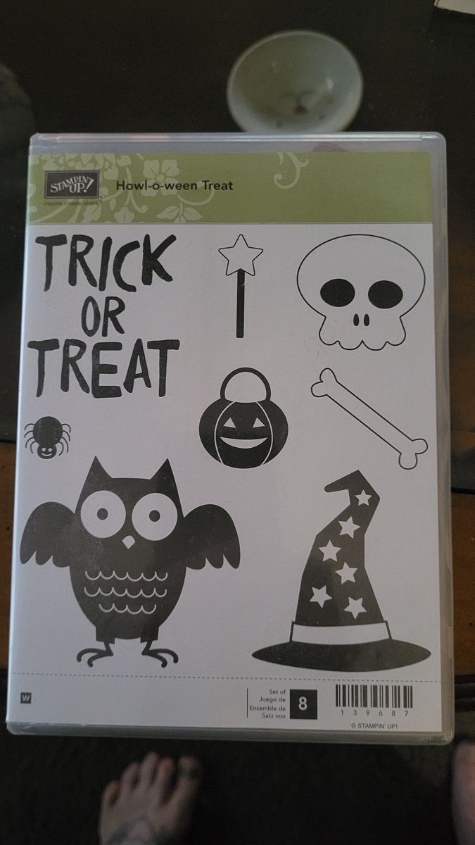 Discontinued Trick or Treat craft stamps