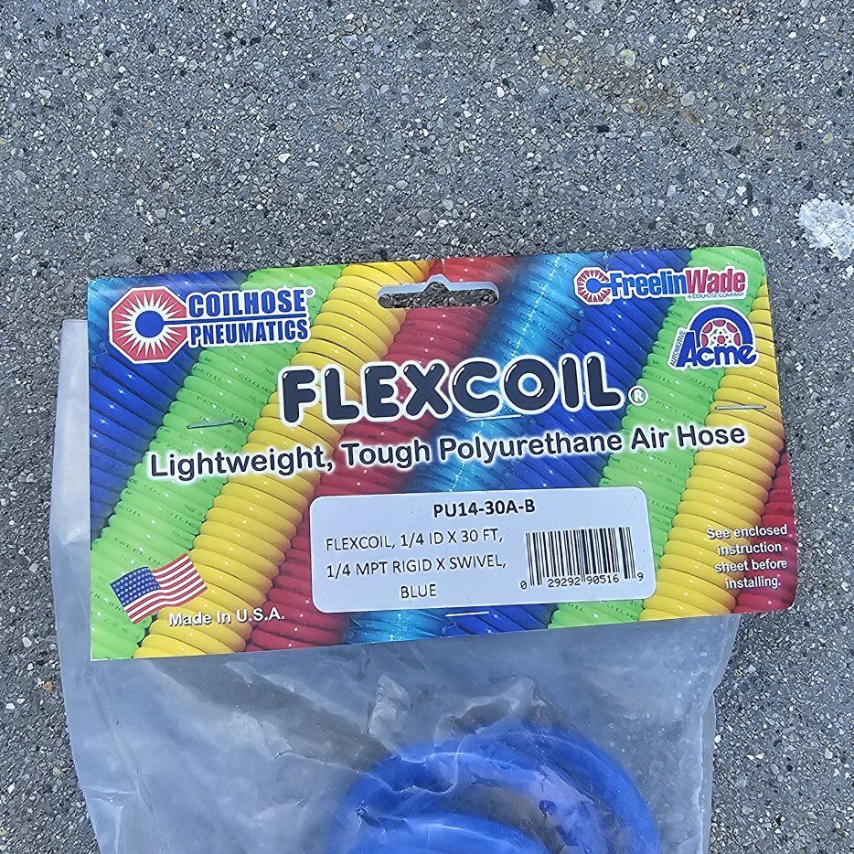 Coil hose felxcoil 30 ft